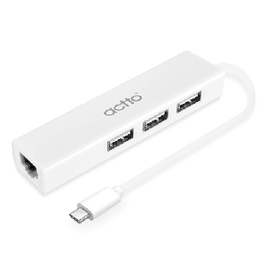 엑토)타입C USB LAN 어댑터 허브 콤보 HUBL-04