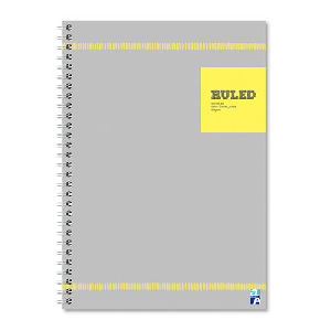 더블에이)포인트라인 룰드 스프링노트(B5/그레이/좌철)