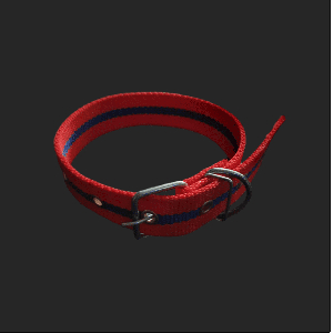 개목줄 PP 특대 30mm 빨강 대형 중형 넥밴드 나일론 애완견 개줄 목걸이
