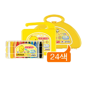 동아)크레용(노랑병아리/24색)