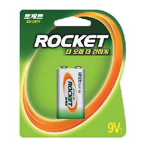 로케트)사각건전지(망간건전지/9V/6F22(FC-1)