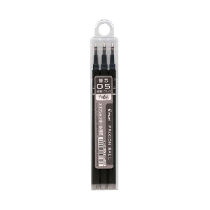 빠이롯트)지워지는프릭션볼펜리필(0.5mm/LFBKRF30EF/흑색/3개입)