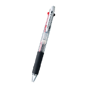 미쯔비시)제트스트림 3색볼펜(SXE3-400/0.38mm/투명)