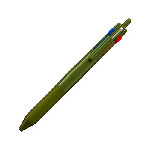 미쯔비시)제트스트림 3색볼펜(SXE3-507-0.7mm/다크올리브)