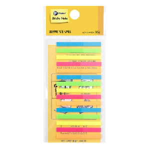 프린텍)스티키노트 라인 필름인덱스(45*4/형광/15매)/FI4504-15N
