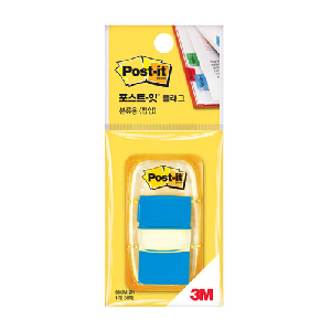 3M)포스트-잇 플래그 분류용(팝업/680M-2N/파랑)