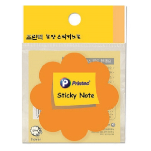 프린텍)스티키노트 모양인덱스(꽃/50매/DI017)