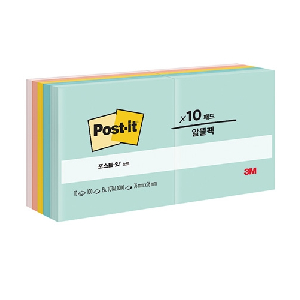 3M)포스트-잇 노트 멀티팩(654-10AP/비치사이드카페)