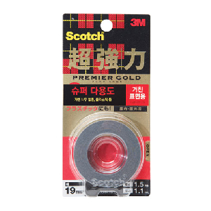 3M)양면테이프(KPR 19/초강력/거친표면용/19mm*1.5m)