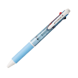 미쯔비시)제트스트림 3색볼펜(SXE3-400/0.7mm/라이트블루,하늘)