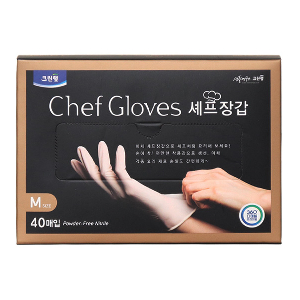 크린랩 셰프장갑 40매 M