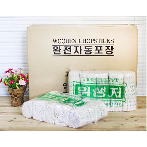 (BOX)비닐나무젓가락 100x5 500P_10개입