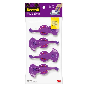 3M)한손으로쓰는 양면테이프 리필세트(017R/8.4*8mm/4개입)