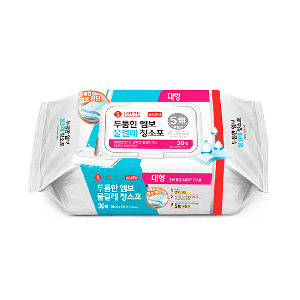 이라이프 두툼한 엠보 물걸레청소포 30매 대형
