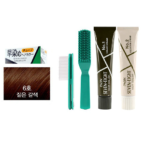 분할사용가능 크림타입 간편하고 경제적 헤어칼라 6호
