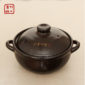 황토 옹기방 내열냄비 중