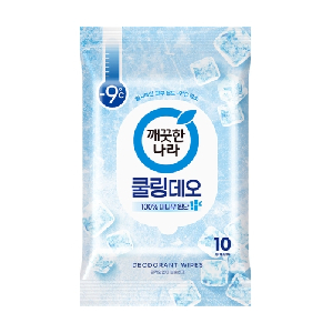 ★할인_깨끗한나라 쿨링데오 티슈 10매