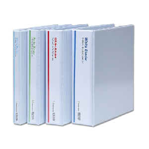 모든오피스)백색투명3공D링바인더(PP/A4/7cm)