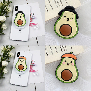 3단 높이 말랑말랑 아보카도 스마트톡 휴대폰거치대