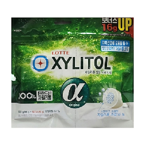 롯데)자일리톨 알파 오리지날 리필(84g)