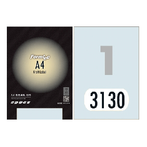 폼텍)컬러라벨용지(CD-3130/10매/하늘색)레이저&amp;잉크젯 겸용