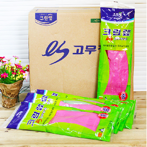 (BOX)크린랩고무장갑(ES-중)_100개입
