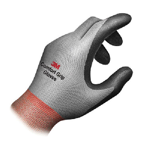 3M)컴포트 그립 장갑(회색/대)