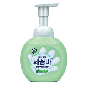 LG생건)세균아꼼짝마 버블향균 핸드워시(그린허브/본품/250㎖)