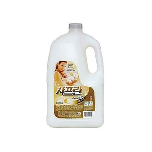 LG생활)샤프란 섬유유연제(코튼앤크림, 용기형, 3.1L)