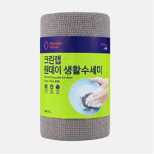 크린랩 원데이 일회용 수세미 60매