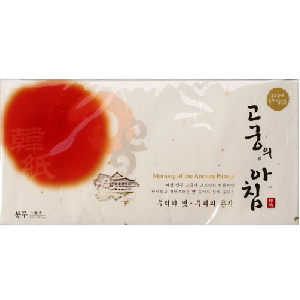 삼원)고궁의아침 가로봉투(GS02.미색/75g/금은한지/5매)