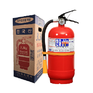 ABC급 국산 분말소화기(3.3Kg/KFI형식승인/KC인증/국내산)