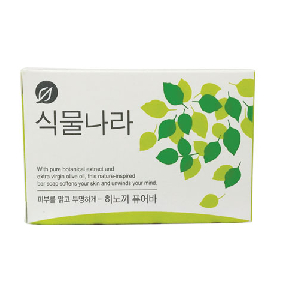 라이온)식물나라비누(히노끼퓨어바/4입)