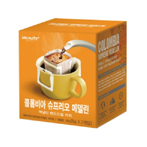 맥널티)산지별핸드드립(콜롬비아슈프리모/7T)
