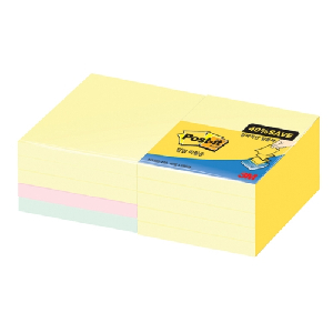 3M)포스트-잇 노트(KR330-10A 알뜰팩/76*76mm)