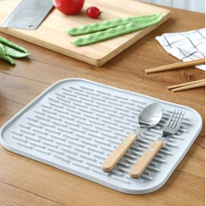 실리콘 물빠짐 컵건조대 트레이