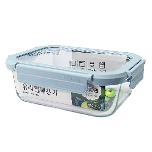 롯데 이라이프 유리밀폐용기 직사각 1500ml